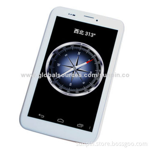 Factory Price 7-inch Dual SIM 3G tablet phones call PC, Android, Supports Wi-fi/FM/GPS/Bluetooth